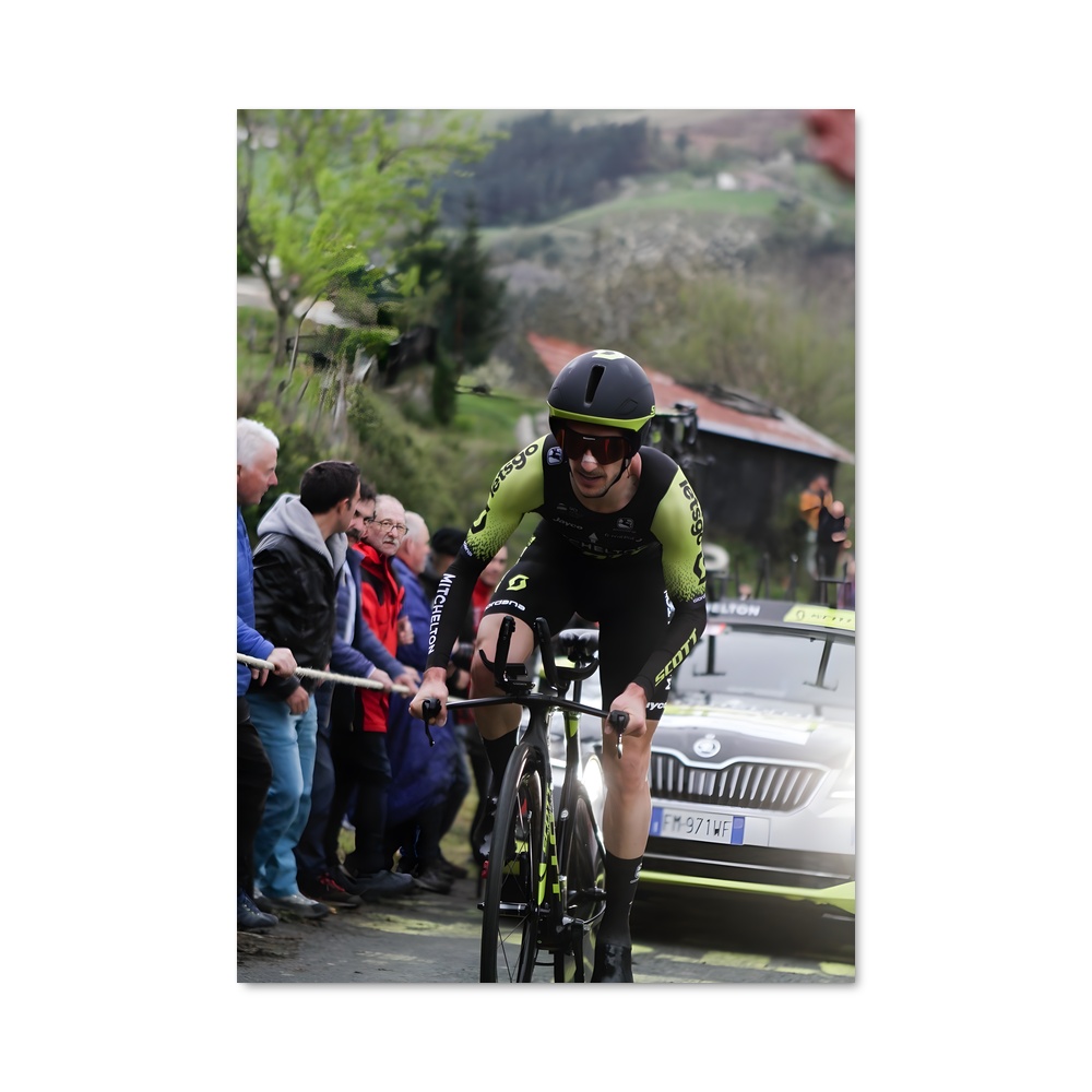 Poster Piste Éternelle – affiche Cyclisme